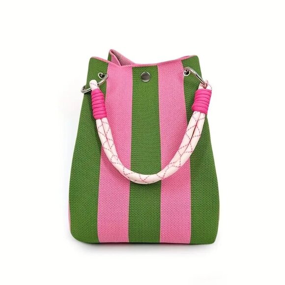 NWT - Vibrant Vintage-Inspired Bucket Tote (SKU #0482) - Picture 5 of 7